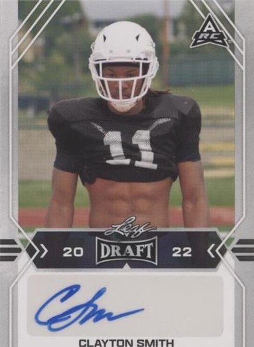 2022 Leaf Draft Clayton Smith #BA-CS2