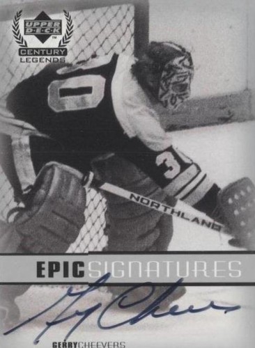 1999-00 Upper Deck Century Legends - Gerry Cheevers #GC