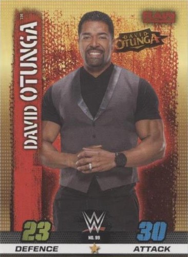 2017 Topps WWE Slam Attax 10th Edition - David Otunga #99