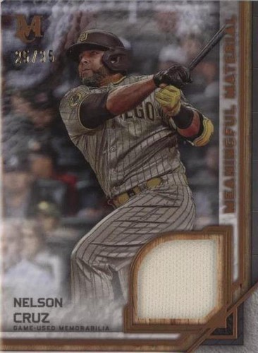 2023 Topps Museum Collection - Nelson Cruz #MMR-NC