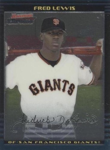 2002 Bowman Chrome Draft Picks & Prospects - Fred Lewis #BDP2