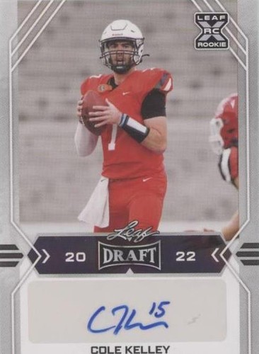 2022 Leaf Draft Cole Kelley #BA-CK2