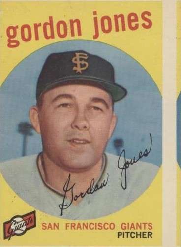 1959 Topps - Gordon Jones #458
