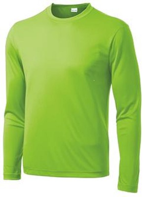 MEN'S MOISTURE WICKING DRY FIT SPORT-TEK Long Sleeve T-SHIRT NEW XS-4XLT ST350LS