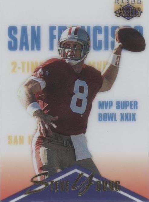1996 Clear Assets Steve Young #34