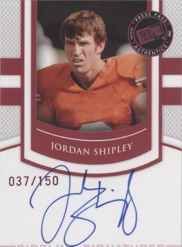 2010 Press Pass Portrait Edition Jordan Shipley #SS-JS