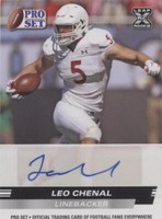 2022 Leaf Pro Set Draft Leo Chenal #PSA-LC1