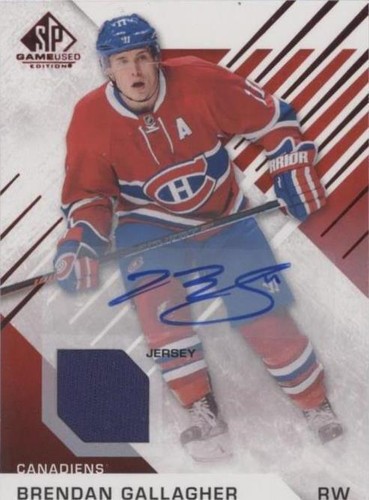 2016-17 SP Game Used - Brendan Gallagher #76