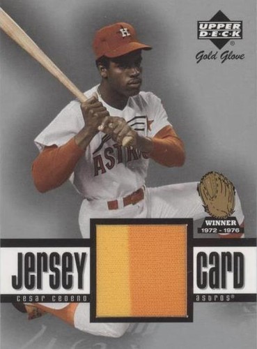 2001 Upper Deck Gold Glove - Cesar Cedeno #GG-CC