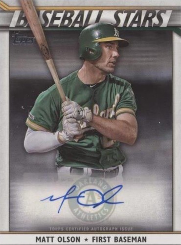 2020 Topps - Matt Olson #BSA-MO