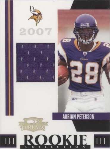 2007 Donruss Threads Adrian Peterson #RCM-6