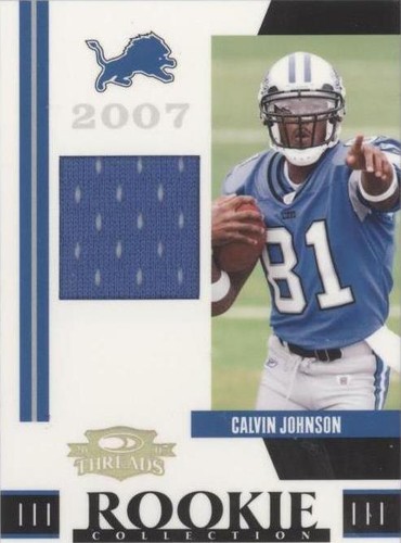 2007 Donruss Threads Calvin Johnson #RCM-8