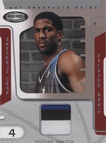2002-03 Hoops Hot Prospects - Ryan Humphrey #83