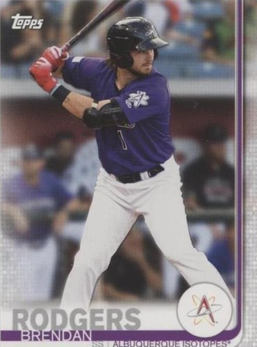 2019 Topps Pro Debut - Brendan Rodgers #22