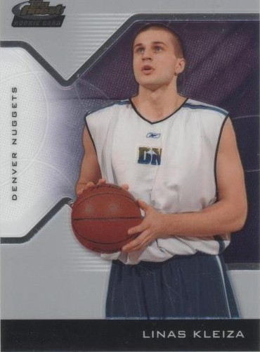 2004-05 Topps Finest - Linas Kleiza #217