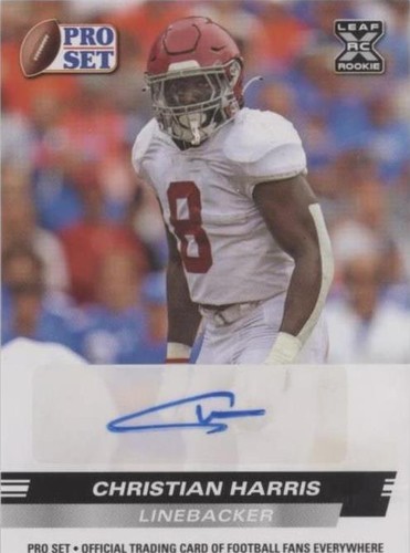 2022 Leaf Pro Set Draft Christian Harris #PSA-CH3