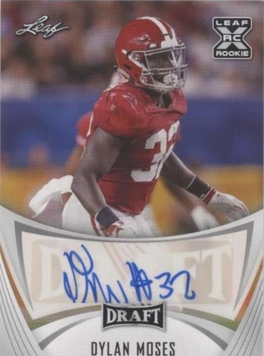 2021 Leaf Draft Dylan Moses #BA-DM1