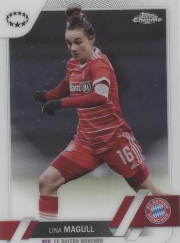 2022-23 Topps Chrome UEFA Women's Champions League Lina Magull #90
