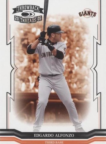 2005 Donruss Throwback Threads - Edgardo Alfonzo #206