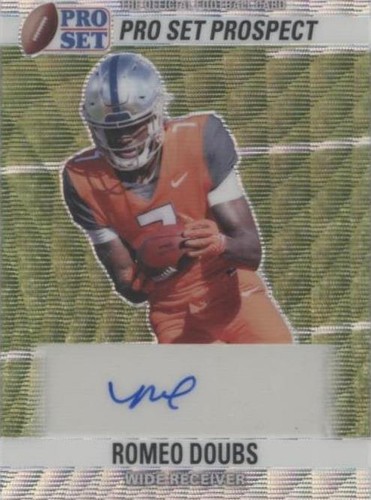 2022 Leaf Pro Set Metal Romeo Doubs #90-RD1