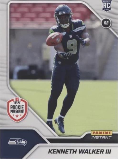 2022 Panini Instant NFLPA Rookie Premiere First Look Kenneth Walker III #FL14