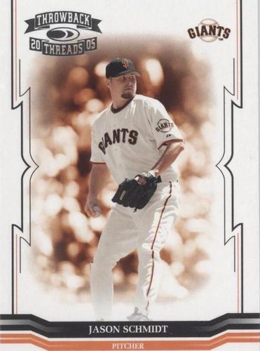 2005 Donruss Throwback Threads - Jason Schmidt #70