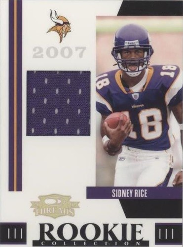 2007 Donruss Threads Sidney Rice #RCM-5