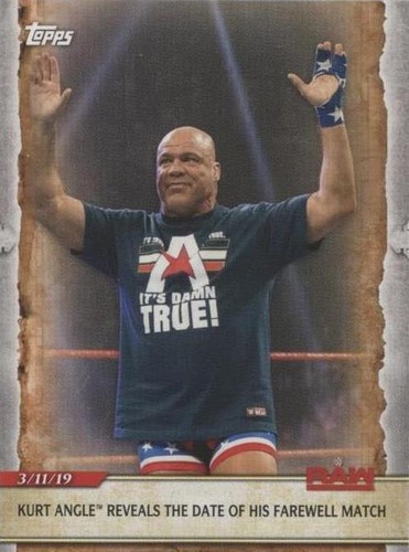 2020 Topps WWE Road to Wrestlemania - Kurt Angle #48