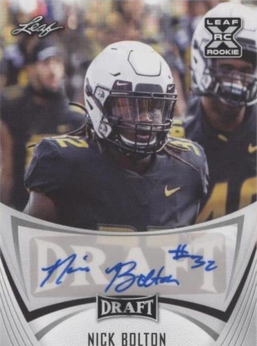 2021 Leaf Draft Nick Bolton #BA-NB1