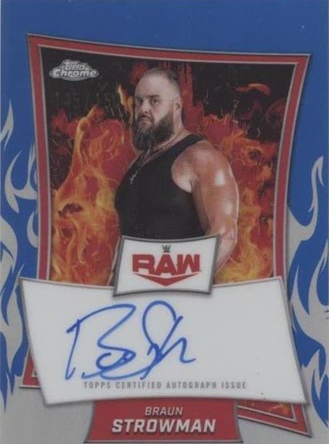 2025 Topps Chrome WWE - Braun Strowman #RBA-BRA