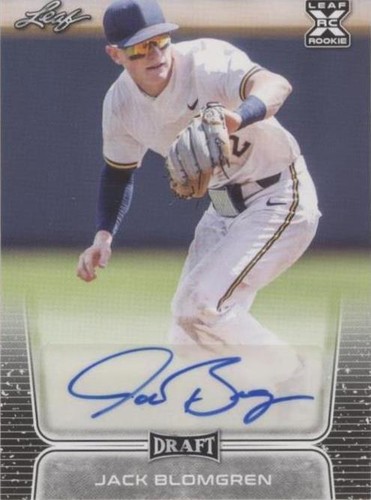 2020 Leaf Draft - Jack Blomgren #BA-JB2