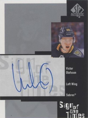 2019-20 SP Authentic - Victor Olofsson #RSOTT-VO