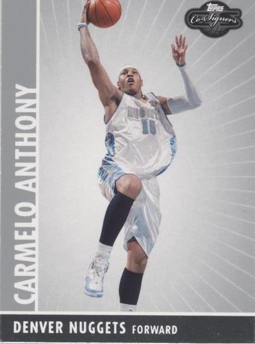 2008-09 Topps Co-Signers - Carmelo Anthony #15