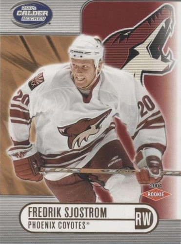 2003-04 Pacific Calder - Fredrik Sjostrom #129
