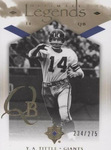 2008 Ultimate Collection Y.A. Tittle #130