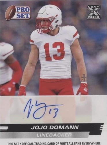 2022 Leaf Pro Set Draft JoJo Domann #PSA-JD1