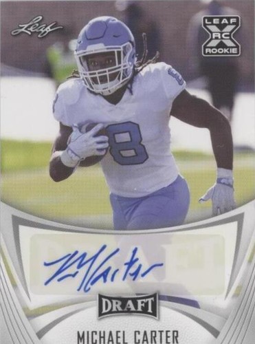 2021 Leaf Draft Michael Carter #BA-MC1