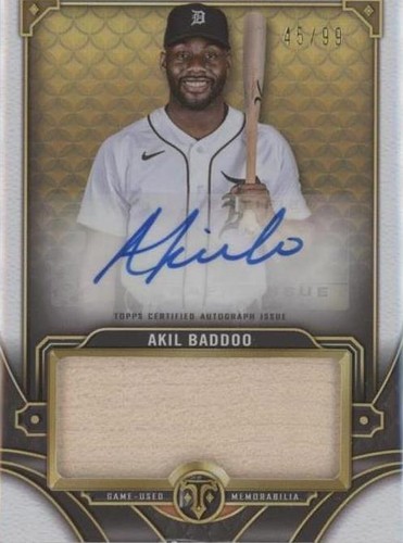 2022 Topps Triple Threads - Akil Baddoo #ASJR-ABA