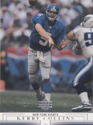 2001 Upper Deck Kerry Collins #105
