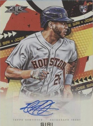 2022 Topps Fire - Jose Siri #FA-JSI