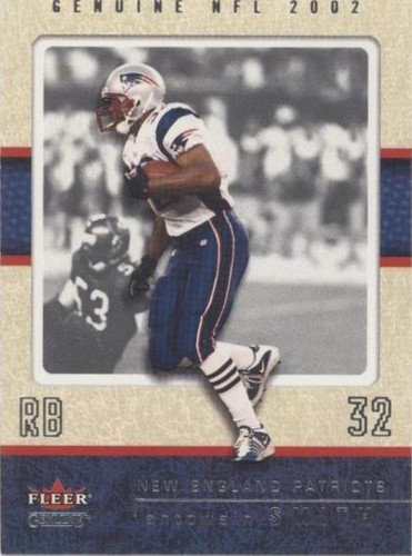 2002 Fleer Genuine Antowain Smith #72