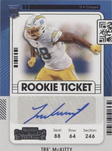 2021 Panini Contenders Tre' McKitty #192