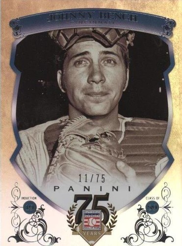 2014 Panini Hall of Fame - Johnny Bench #65