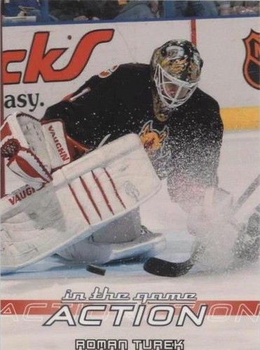 2003-04 In the Game Action - Roman Turek #72