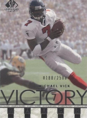 2002 SP Legendary Cuts Michael Vick #92