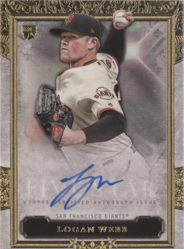 2023 Topps Logan Webb BSA-LW Baseball Star Auto TAG 10 San