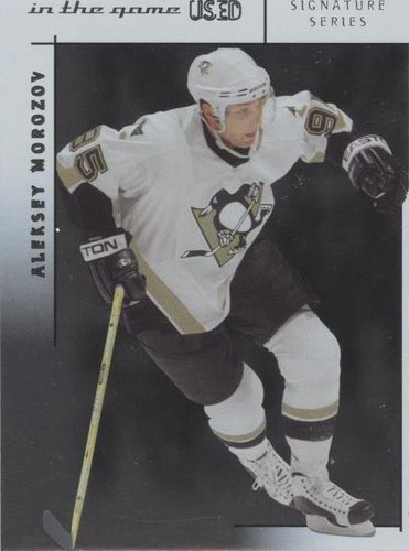 2003-04 In the Game-Used Signature Series - Aleksey Morozov #92