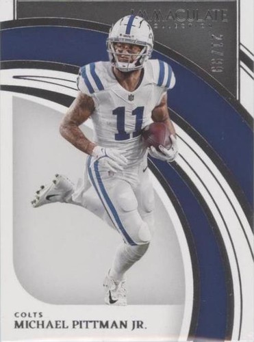 2022 Panini Immaculate Collection Michael Pittman Jr. #42