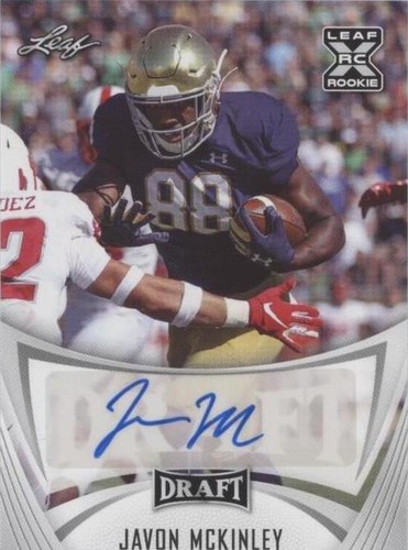 2021 Leaf Draft Javon McKinley #BA-JMK
