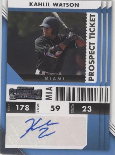 2022 Panini Chronicles - Kahlil Watson #PT-KW